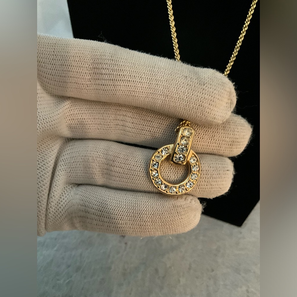 Authentic Christian Dior Gold Necklace - Picture 3 of 6